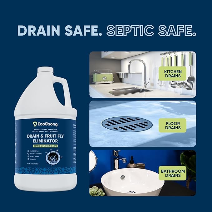 Fruit Fly Drain Treatment | Drain Fly Eliminator | All-Natural, Eliminates Gnats - Image 7