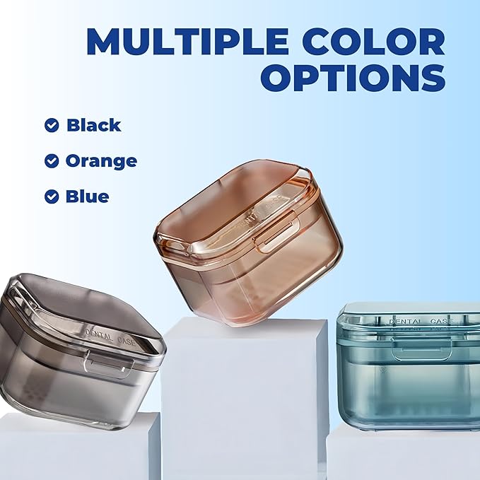 Retainer Case Denture Bath Case, Retainer Cleaner Case - Image 2