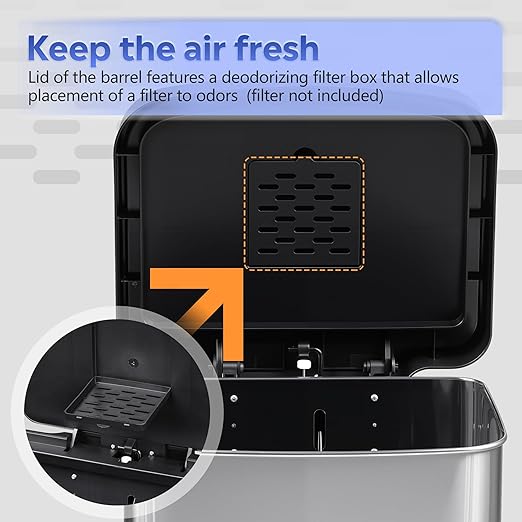 WLIVE 55 Liter Gallon Trash Can - Image 8