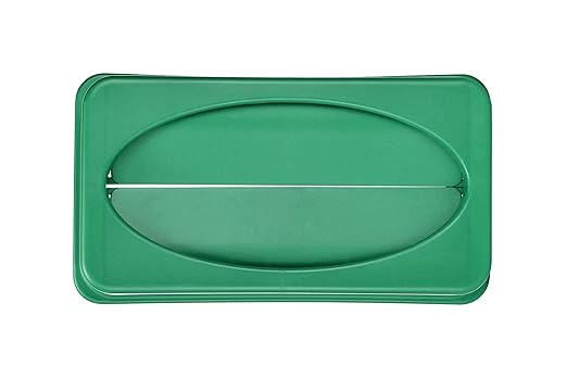 Alpine 23 Gallon Slim Trash/Recycling BIN Swing LID Green - Image 4