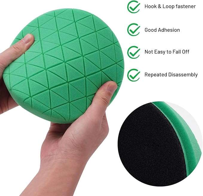 Buffing Polishing Pads, Car Compound Buffing Sponge Pads and Woolen Pads - Image 6