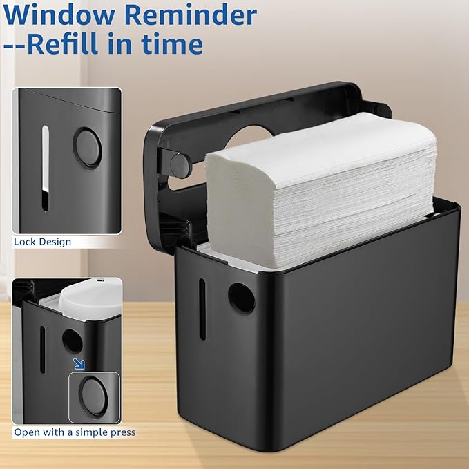 Paper Towel Dispenser Countertop, Hand Towel Dispenser, Commercial Paper Towel - Image 4