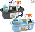 2 Pack Multi-Purpose Plastic Cleaning Caddy by Goderewild
