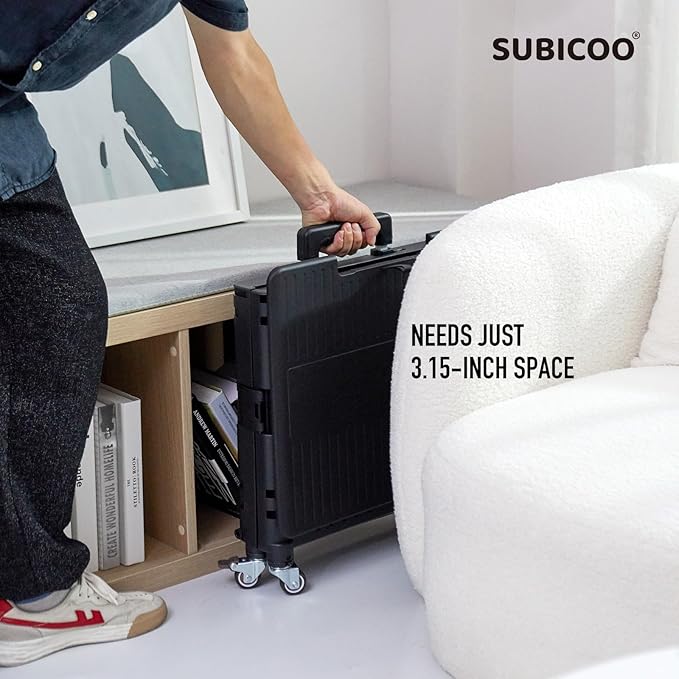 Folding Utility Cart Portable Rolling Crate Handcart Shopping Trolley - Image 8