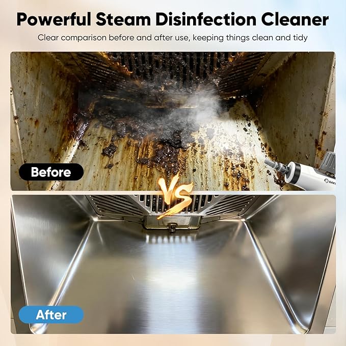 Saker Handheld Steam Cleaner New, Portable Steam Cleaner - Image 3