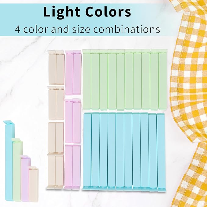 34 Packs Plastic Chip Clips for Food Storage - Image 7