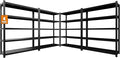 84“H Garage Shelving Heavy Duty Storage Shelves 3000 LBS Adjustable 5 Tier by Howzone