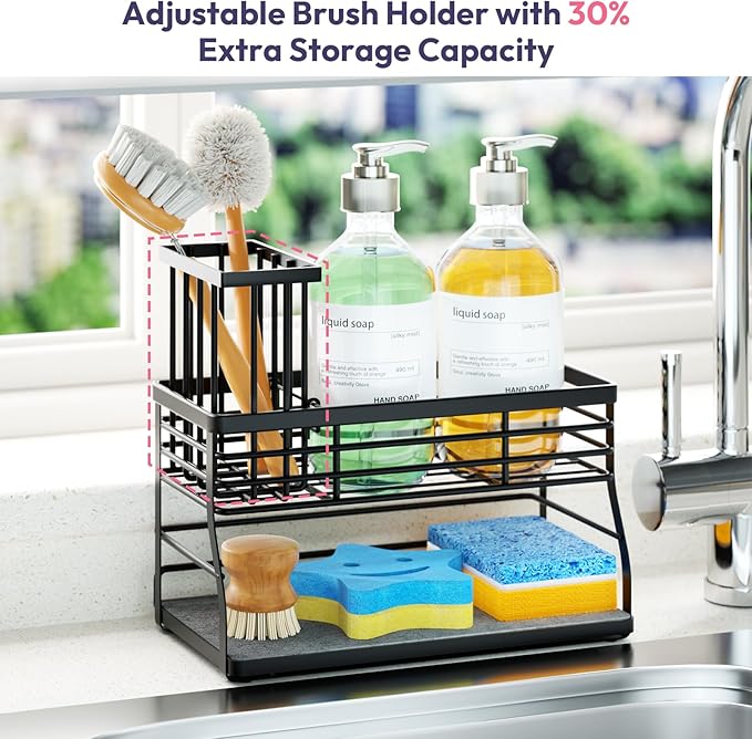 SWTYMIKI Sponge Holder for Kitchen Sink - Image 2