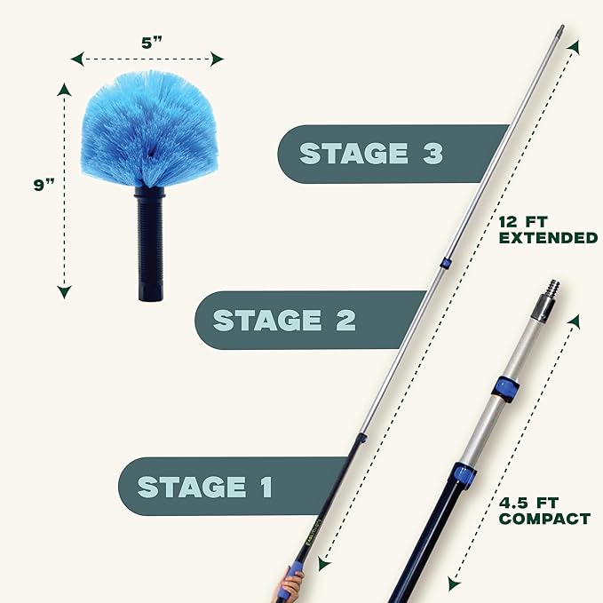 EVERSPROUT 5-to-12ft Telescoping Durable Duster - Image 6