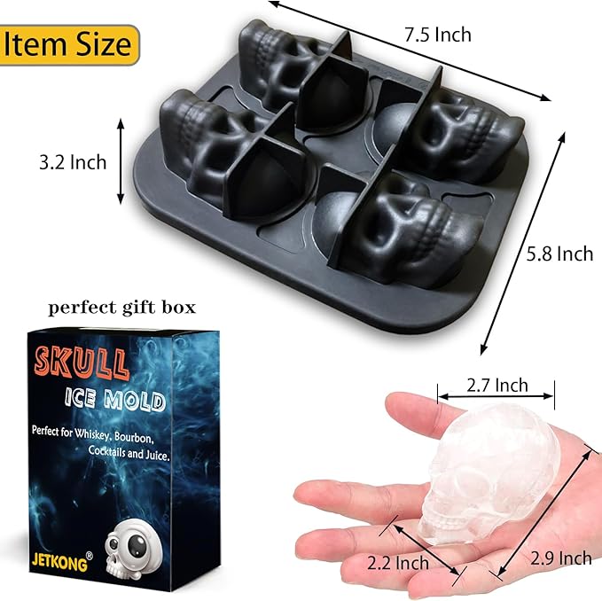 JETKONG Large Skull Ice Mold - Image 3