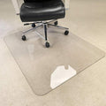 Crystal Clear 1/5" Thick 47" x 35" Heavy Duty Hard Chair Mat, Can be Used on by MuArts