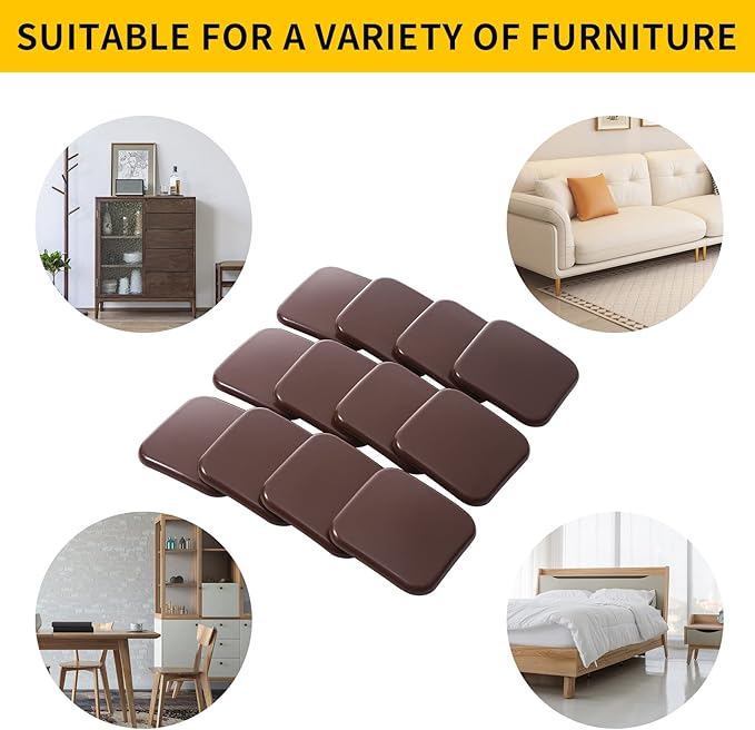 new space 3 Inch Furniture Sliders, Heavy-Duty Furniture Movers Sliders - Image 6