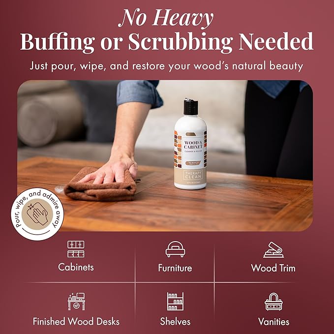 Therapy Wood Cleaner and Furniture Polish 16 oz. - Image 5