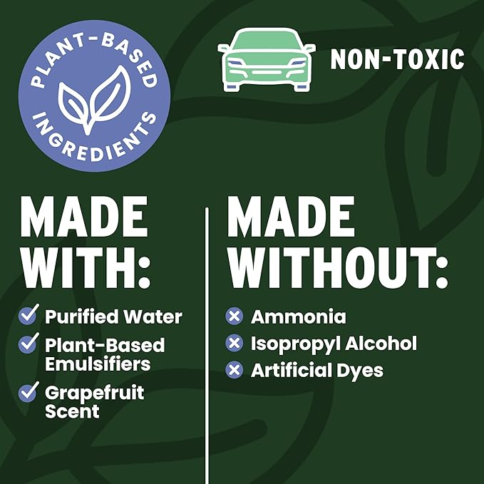 Interior Cleaner, All-Purpose Car Cleaning Spray, Natural Grapefruit Scent - Image 7