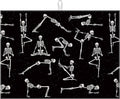 Funny Skull Yoga Dish Drying Mat by VisittheDuibelproduct