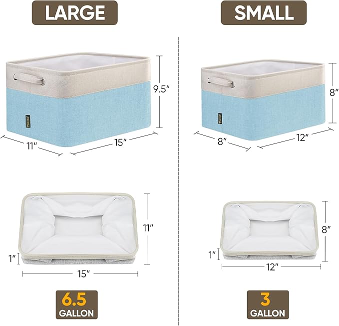 BALEINE 1 Pack Fabric Storage Bins - Image 2