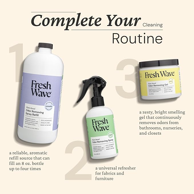 Fresh Wave Lavender Scent Odor Eliminator Spray & Air Freshener Refill - Image 7