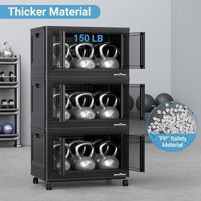 BROVIEW 600 Qt Stackable Storage Bins - Image 5