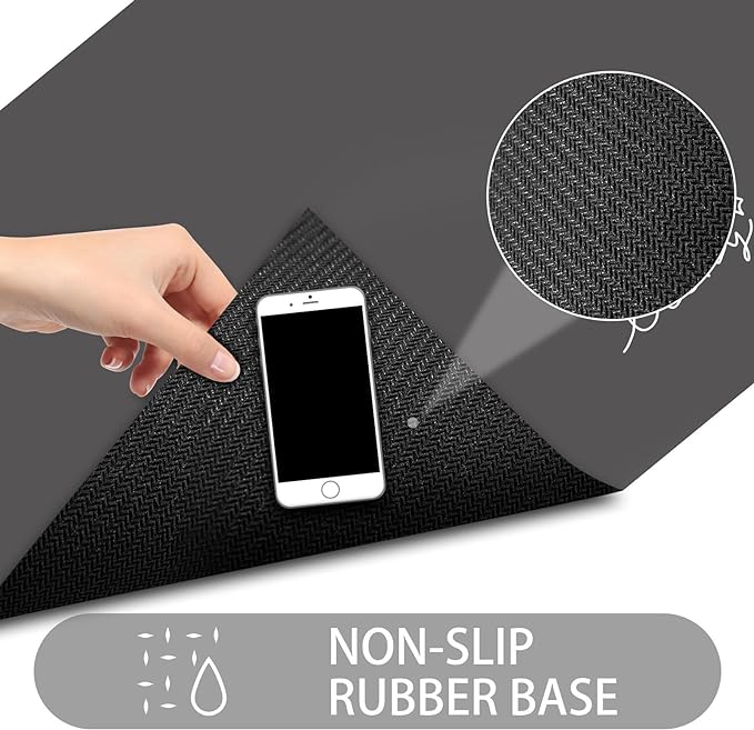 Ultra Thin Door Mat Indoor Entrance, 1/10 in Thin Door Mats - Image 4