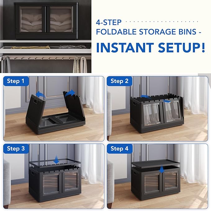 FLEXIMOUNTS 150 QT Stackable Storage Bins - Image 8