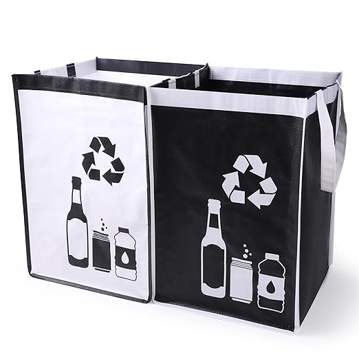 Large Recycle Waste Bag for Kitchen Home- Large Indoor Recycling Bins Trash by REFARICO