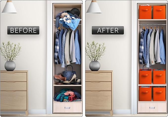Sorbus Fabric Storage Cubes - Image 7