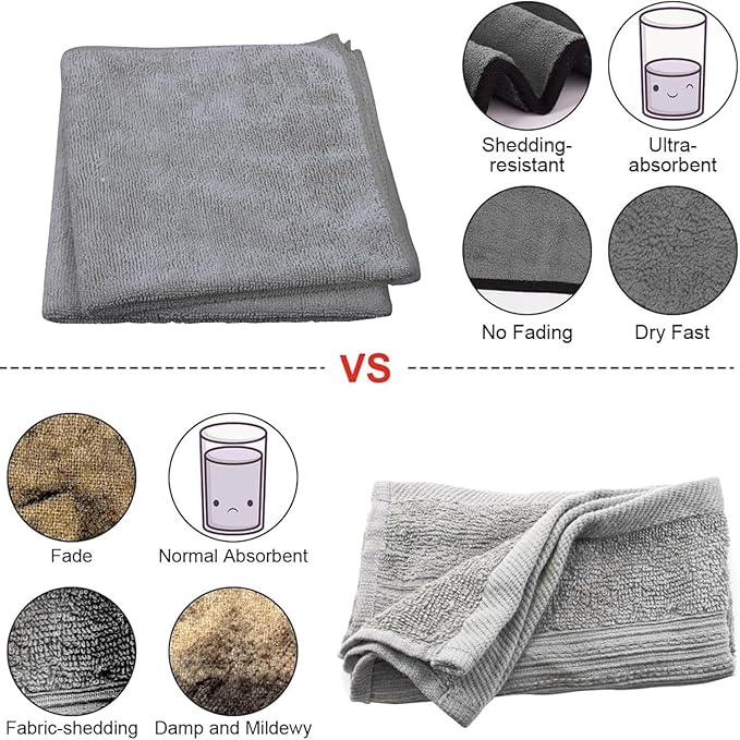 Single Microfiber Cleaning Cloth 40x40 cm - Image 3