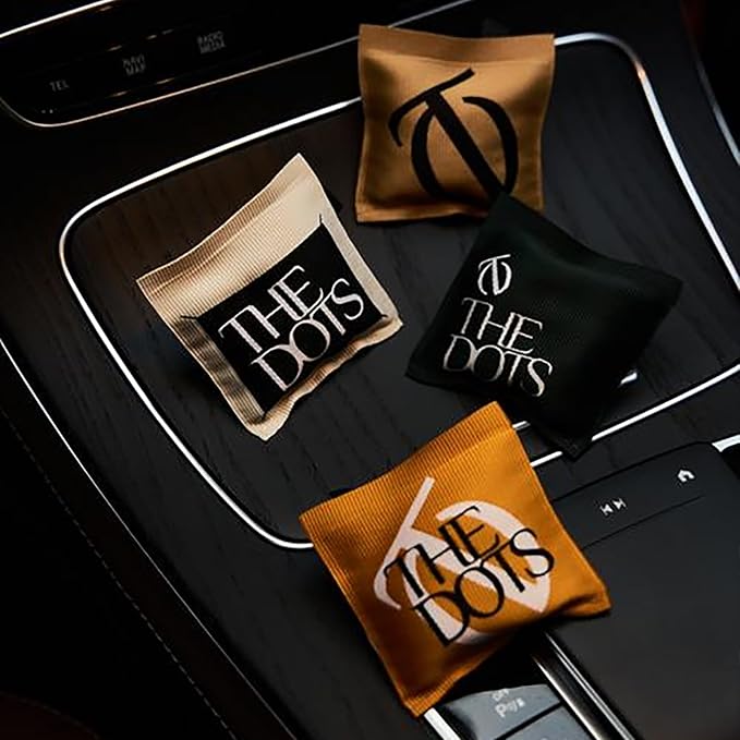 THEDOTS Series Sicilian Orange Car Vent Clip, Fabric Sachet Air Freshener - Image 5