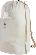 Laundry Bag Backpack, Canvas Laundry Bag by CALACH