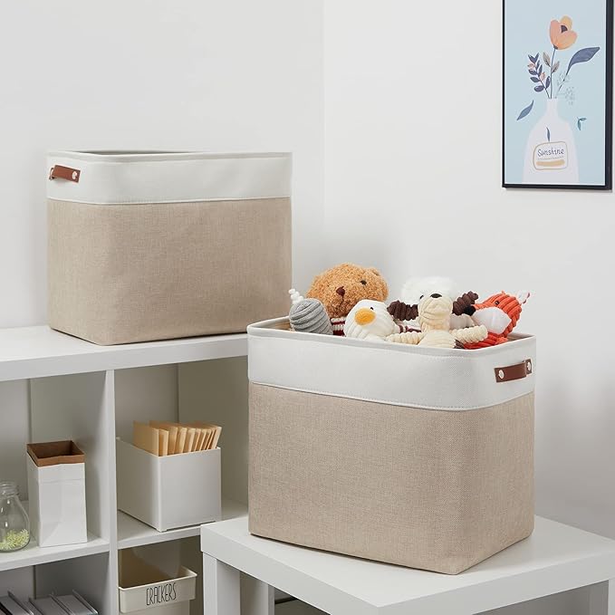 DULLEMELO Extra Large Storage Baskets, Fabric Storage Bins - Image 6