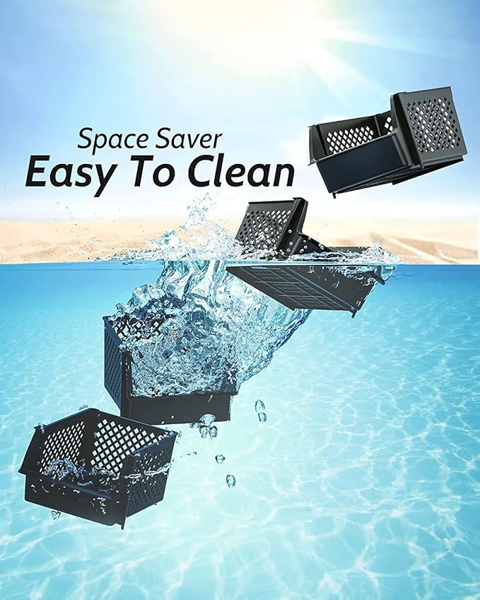 Skywin TidyFriend Plastic Stackable Storage Bins - Image 7