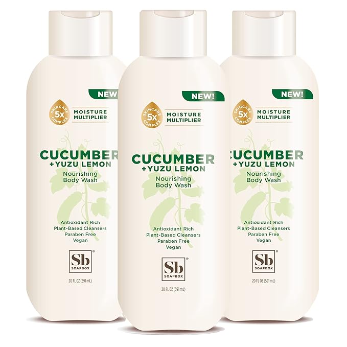 Soapbox Cucumber + Yuzu Lemon Body Wash by Soapbox