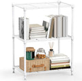 450 lbs Wire Storage Shelving 3-Tier Utility Shelving Unit Steel Organizer Wire by MEIGAOPLASTICANDMETALHKCOLIMITED