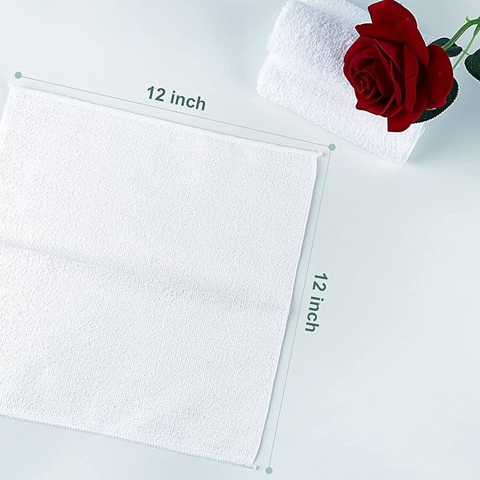 Orighty Washcloths Bulk Towels Set 50 Pack, Highly Absorbent and Soft Feel - Image 3