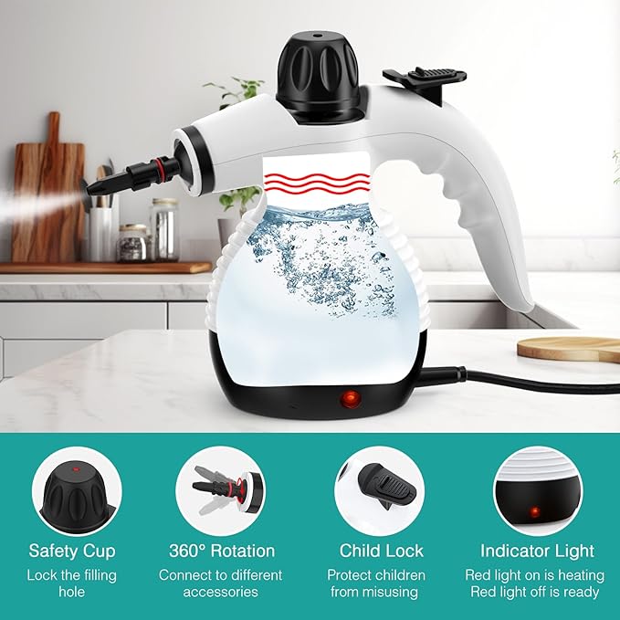 Handheld Steam Cleaner, Steamer - Image 4