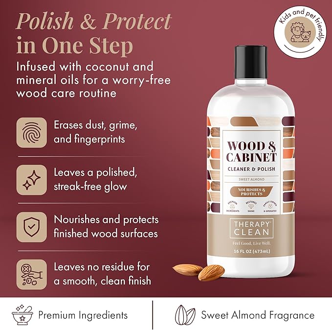 Therapy Wood Cleaner & Polish 16 oz. - Image 3