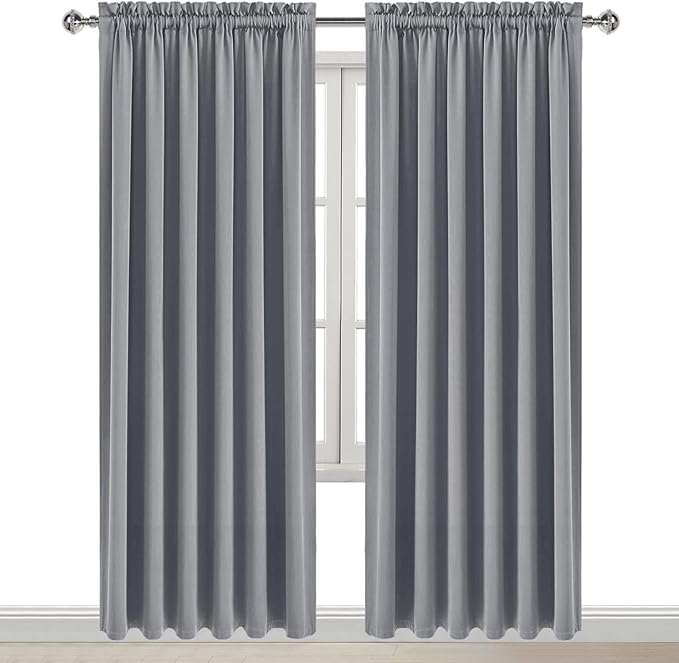 DWCN Blackout Curtains for Living Room Thermal Insulated, Energy Saving & Noise - Image 9