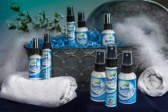 Flushie Pre-Toilet Sprays for Poop Travel Size Toiletries Bathroom Spray for - Image 4