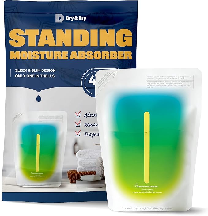 Dry & Dry 100 Packs Standing Moisture Absorbers to Control Excess Moisture by DryDry