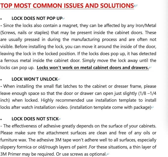 Vmaisi Adhesive Magnetic Locks for Cabinets & Drawers - Image 9