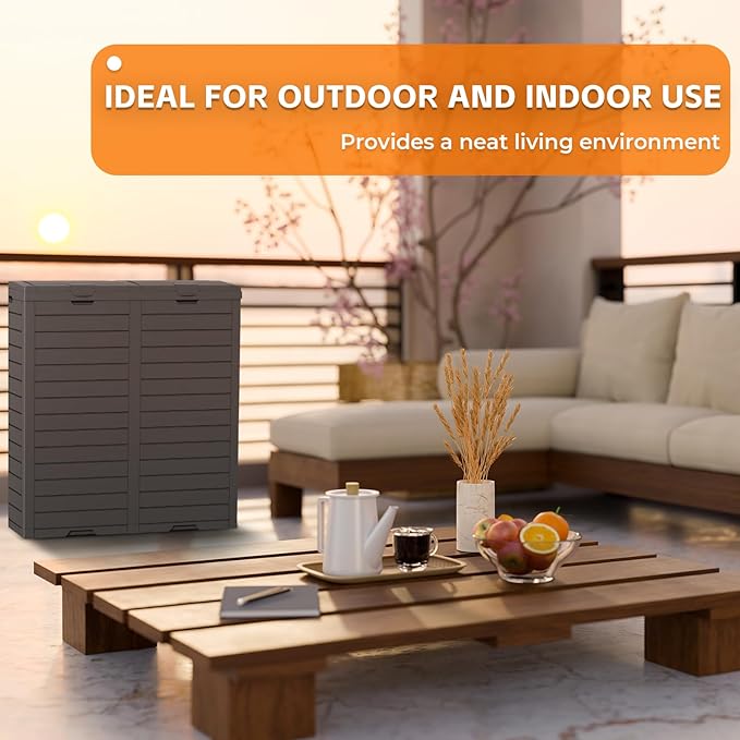 62-Gallon Outdoor Trash Can - Image 9