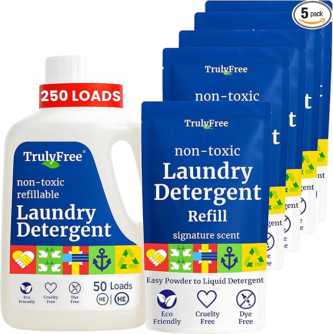 Truly Free Natural Laundry Detergent by TrulyFreeHome