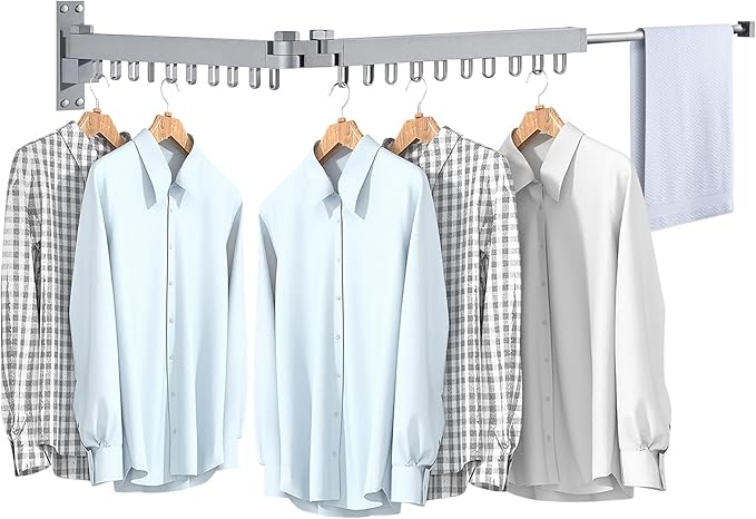 Bakala Clothes Drying Rack, Laundry Drying Rack Foldable, Heavy-Duty Space by BAKALA