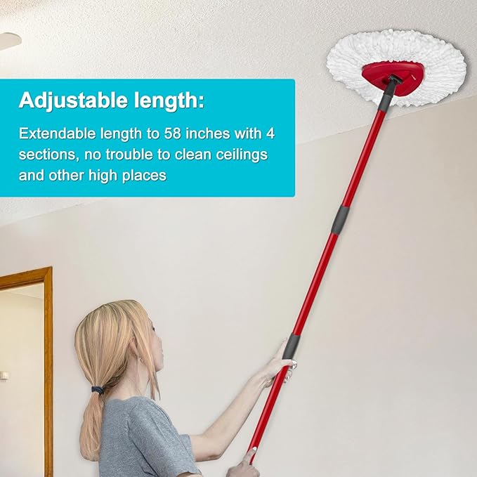 Spin Mop Replace Head, Mop Handle Replacement - Image 7