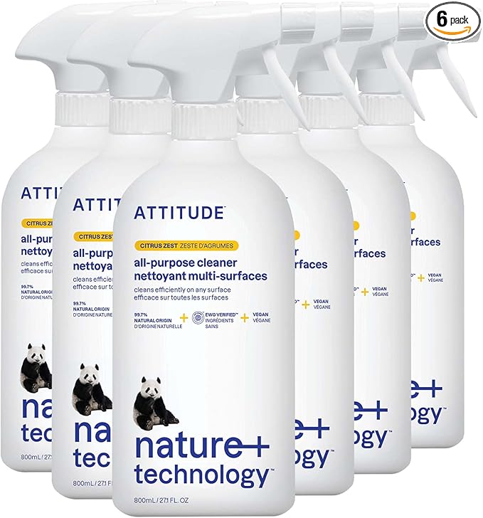 ATTITUDE All Purpose Cleaner Spray, EWG Verified, Made by ATTITUDE