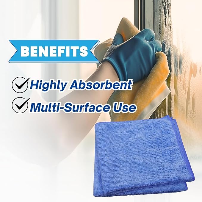 Single Microfiber Cleaning Cloth 40x40 cm - Image 5
