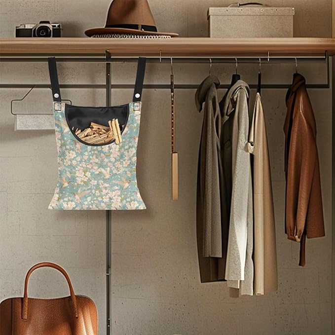 Clothespin Bag, Hanging Laundry Bag, Clothes Lines - Image 4