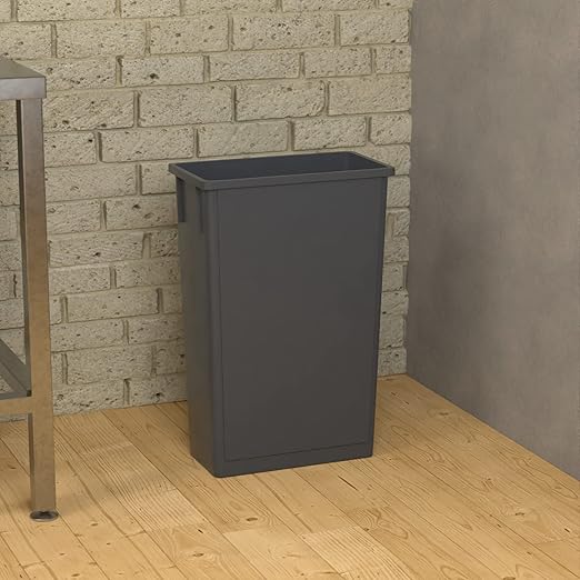 23 Gallon Gray Slim Jim Trash Can - Image 3