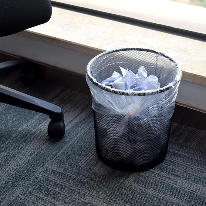 7-10 Gallon Clear Trash Can Liners, Wholesale 1000 Count, High Density Garbage - Image 6