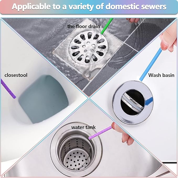 72pcs Drain Cleaner Deodorizer Sticks - Image 3